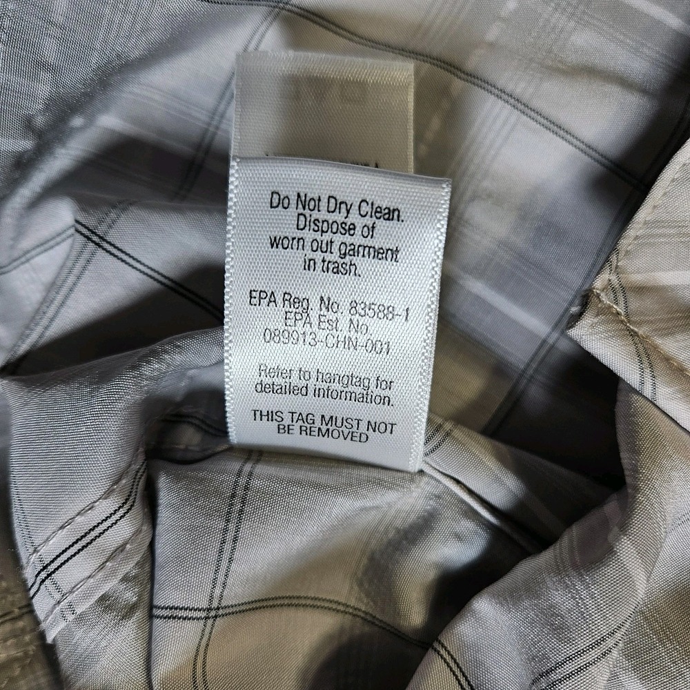 Cabelas XPG Shirt Mens 2XL Grey Outdoor Fishing Hiking XPG Insect Defense - Picture 14 of 15
